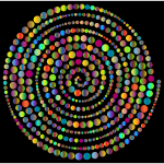 Circles Spiral Prismatic 3