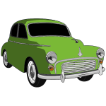 Classic green car