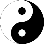 Vector illustration of basic Ying-Yang symbol