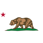Clipart Flag of California Star Bear Plot