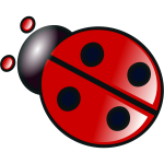 Ladybug cute icon