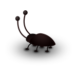 Vector image of a cockroach