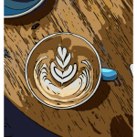 Coffee latte is an art 2016020422