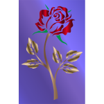 Colored Rose 2