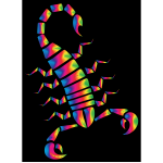 Colorful Abstract Tribal Scorpion 13