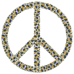 Colorful Circles Peace Sign 17 Without Background