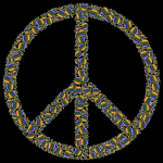 Colorful Circles Peace Sign 17