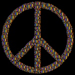 Colorful Circles Peace Sign 18
