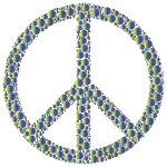 Colorful Circles Peace Sign 23 Without Background