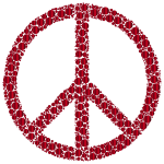 Colorful Circles Peace Sign 25 Without Background