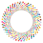 Colorful Circles Shutter Vortex 3