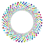 Colorful Circles Shutter Vortex 6