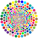Colorful Concentric Circles Vortex