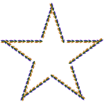 Colorful Direction Star