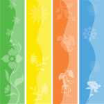 Colorful Floral Session Banners