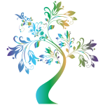 Colorful Floral Tree 2