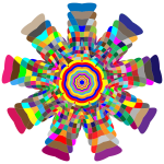 Colorful Geometric Form
