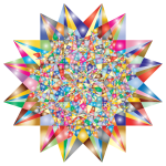 Colorful Geometric Star 6 Variation 2