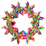 Colorful Geometric Star 7 Variation 2