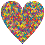 Colorful Heart Lattice Weave 5