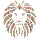 Colorful Lion Circles 3 No Background