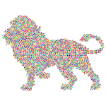 Colorful Lion Circles