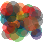 Colorful Overlapping Circles