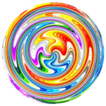 Colorful Paint Swirls Variation 2