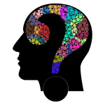 Colorful Question Head Circles 14