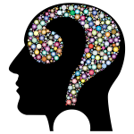 Colorful Question Head Circles 4