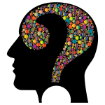 Colorful Question Head Circles 5