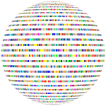 Colorful Rectangles Sphere