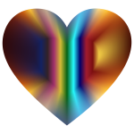 Colorful Refraction Heart 2