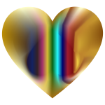 Colorful Refraction Heart 3
