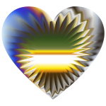 Colorful Refraction Heart 6