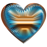 Colorful Refraction Heart 9