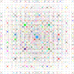 Colorful Square Fractal