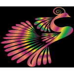 Colorful Stylized Peacock 11