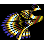 Colorful Stylized Peacock 17