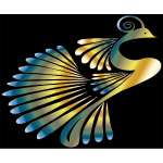 Colorful Stylized Peacock 18