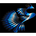 Colorful Stylized Peacock 19
