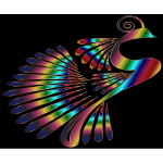 Colorful Stylized Peacock 7