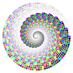 Colorful Swirling Circles Vortex
