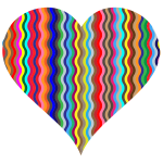 Colorful Wavy Heart 2