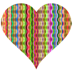 Colorful Wavy Heart 3