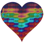 Colorful Wavy Heart 7