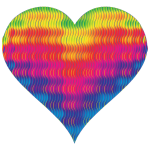 Colorful Wavy Heart 8