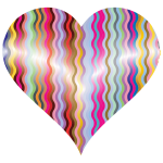 Colorful Wavy Heart
