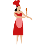 Cooking lady