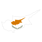 Cyprus Map Flag